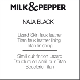 Milk & Pepper Naja Black