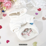 Sweater mit Herz und Kapuze